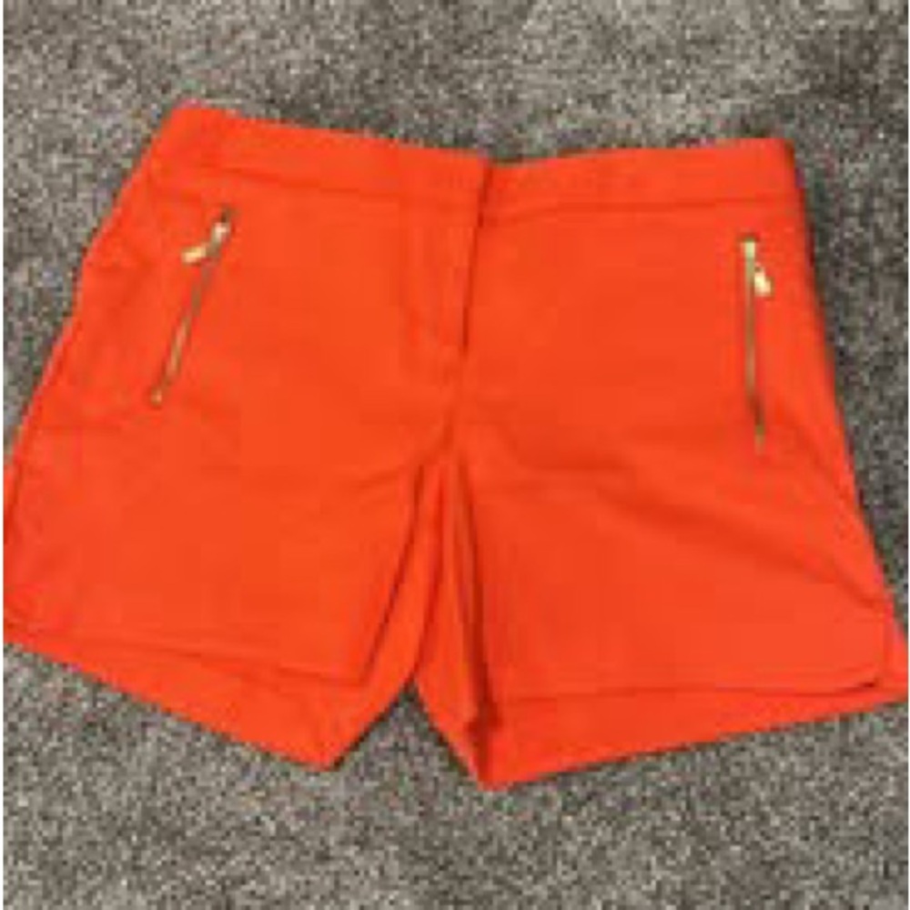 Laundry By Shelli Segal High Waist Orange Shorts